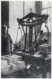 Interior Prints: The Royal Mint - Metal Weighing Room 1902