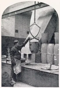Interior Prints: The Royal Mint - Ready for Moulding Machine 1902