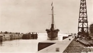 Opening Prints: The Royal Opening of the new Dry Dock at Southampton on Wednesday, July 26