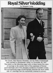 1977 Prints: Royal silver wedding anniversary