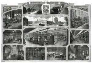 Exterior Prints: Royal Small Arms Factory, Enfield 1871