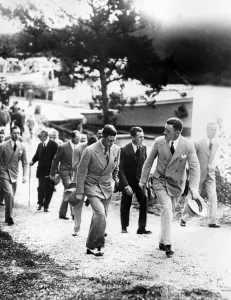 Dock Prints: Royal tour: Prince Edward of Wales in Hamilton, Bermuda, 1931