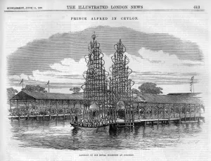 Landing Prints: Royal visit to Ceylon, 1870