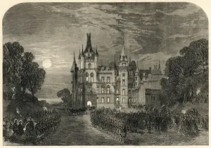 Honour Prints: Royal visit to Dunrobin Castle 1866