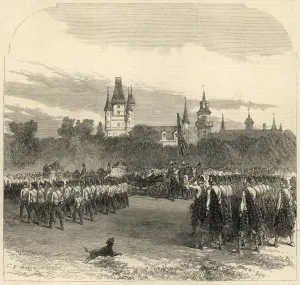 Review Prints: Royal visit to Dunrobin Castle 1866