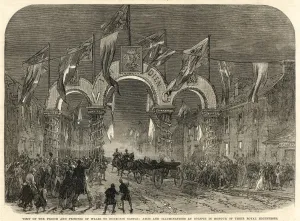 Triumphal Prints: Royal visit to Dunrobin Castle 1866