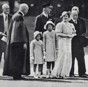College Prints: Royal visit to Eton College