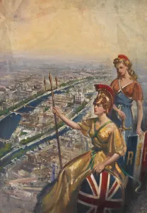 Flag Prints: Royal visit to France in 1938