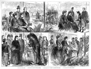 Shirt Prints: Royal visit to the Great American Exhibition, 1887