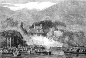 1861 Prints: The Royal Visit to Ireland, 1861- Killarney House