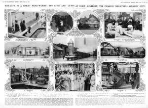 Soap Prints: Royal visit to Port Sunlight, April 1914