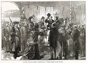 Visiting Prints: Royal visit by Prince and Princess of Wales (later King Edward VII and Queen Alexandra) to Mr