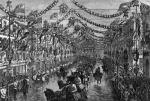 Citizens Prints: Royal visit of Queen Victoria to Liverpool, 1886