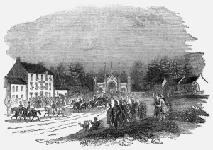 1842 Prints: Royal visit to Taymouth Castle