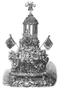 Orange Prints: Royal wedding 1863 - a cake of colossal proportions