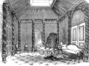Mounted Prints: Royal wedding 1863 - the Princesss dressing room, Windsor