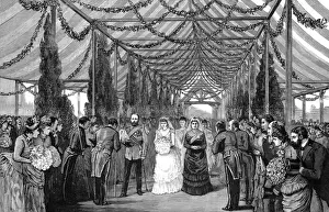 Battenberg Prints: Royal Wedding 1885 -- Princess Beatrice and Prince Henry