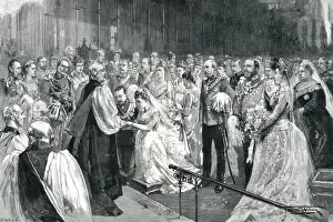 Blessing Prints: Royal Wedding 1891 - marriage ceremony in St Georges Chapel