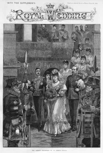 Bouquet Prints: Royal wedding 1893 - bridal procession