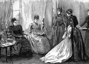 Buying Prints: Royal wedding 1893 - buying trousseau materials