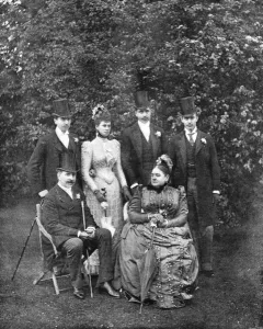 Formal Prints: Royal wedding 1893 - Duke and Duchess of Teck and family