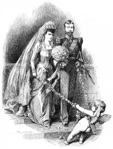 Bouquet Prints: Royal Wedding 1893 - George, Duke of York and Mary