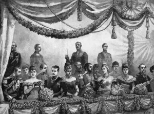Teck Prints: Royal wedding 1893 - opera visit before the marriage