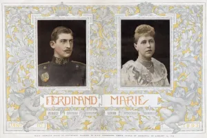 Romania Prints: Royal Wedding 1893 -- Princess Marie of Edinburgh