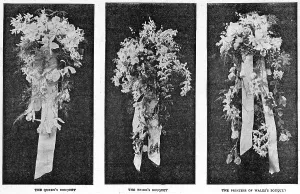Teck Prints: Royal wedding 1893 - the wedding bouquets
