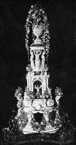 Teck Prints: Royal wedding 1893 - the wedding cake