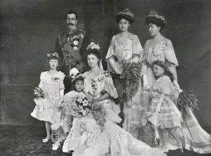 Bouquet Prints: Royal Wedding 1904 -- Houses of Albany and Teck