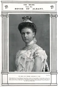 Medal Prints: Royal Wedding 1904 -- Princess Alice of Albany