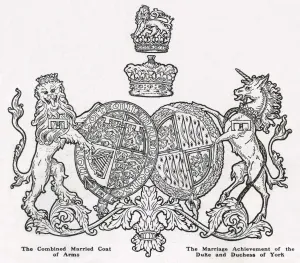 Bowes Prints: Royal Wedding 1923 - coat of arms