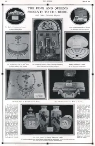 Tiaras Prints: Royal Wedding 1923 - wedding presents