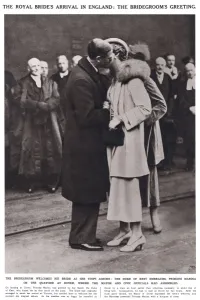 Romantic Prints: Royal Wedding 1934 - Princess Marinas arrival