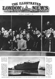 Ship Yard Prints: Royal Wedding 1947 - at Clydebank before wedding