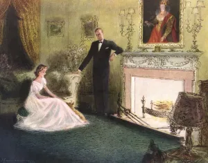 Fireside Prints: Royal Wedding 1947 - the couple at home