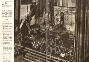 Officials Prints: Royal Wedding 1947 - the Marriage Ceremony
