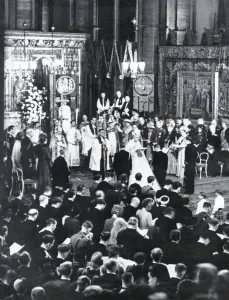 Archbishop Prints: Royal Wedding 1947 - marriage ceremony