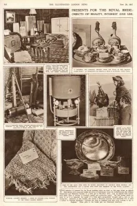 Hoover Prints: Royal Wedding 1947 - presents for the royal bride