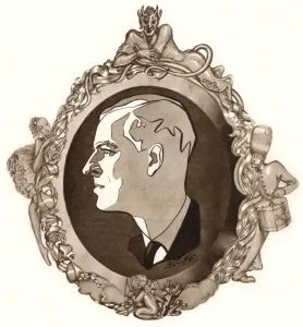 Caricatured Prints: Royal Wedding 1947 - Prince Philip