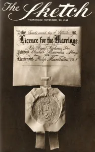 Licence Prints: Royal Wedding 1947 - Sketch front cover