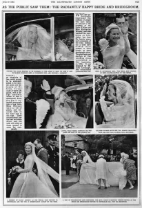 Brides Prints: Royal Wedding 1961 - Duchess of Kent in her dress