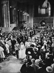 Aisle Prints: Royal Wedding 1961 - the newly married Duke and Duchess of K