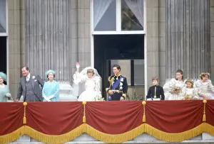 Balcony Prints: Royal Wedding 1981 - Prince Charles and Lady Diana Spencer
