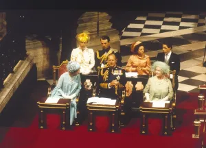 Mark Prints: Royal Wedding 1981 - the royal family in St Pauls