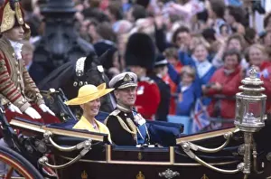 Landau Prints: Royal Wedding 1986 - Prince Philip and Susan Barrantes