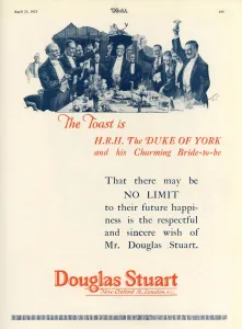 Bowes Prints: Royal wedding - Douglas Stuart advertisement