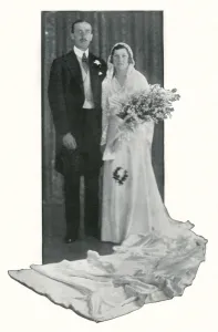 Bouquet Prints: Royal wedding of Henry Abel Smith to Lady May Cambridge, 1931