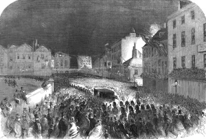 Eton Prints: Royal wedding procession through Windsor